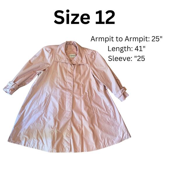 Vintage Trench Coat - Cambridge Raincoat - Women's Size 12 - Excellent Condition - Picture 9 of 9